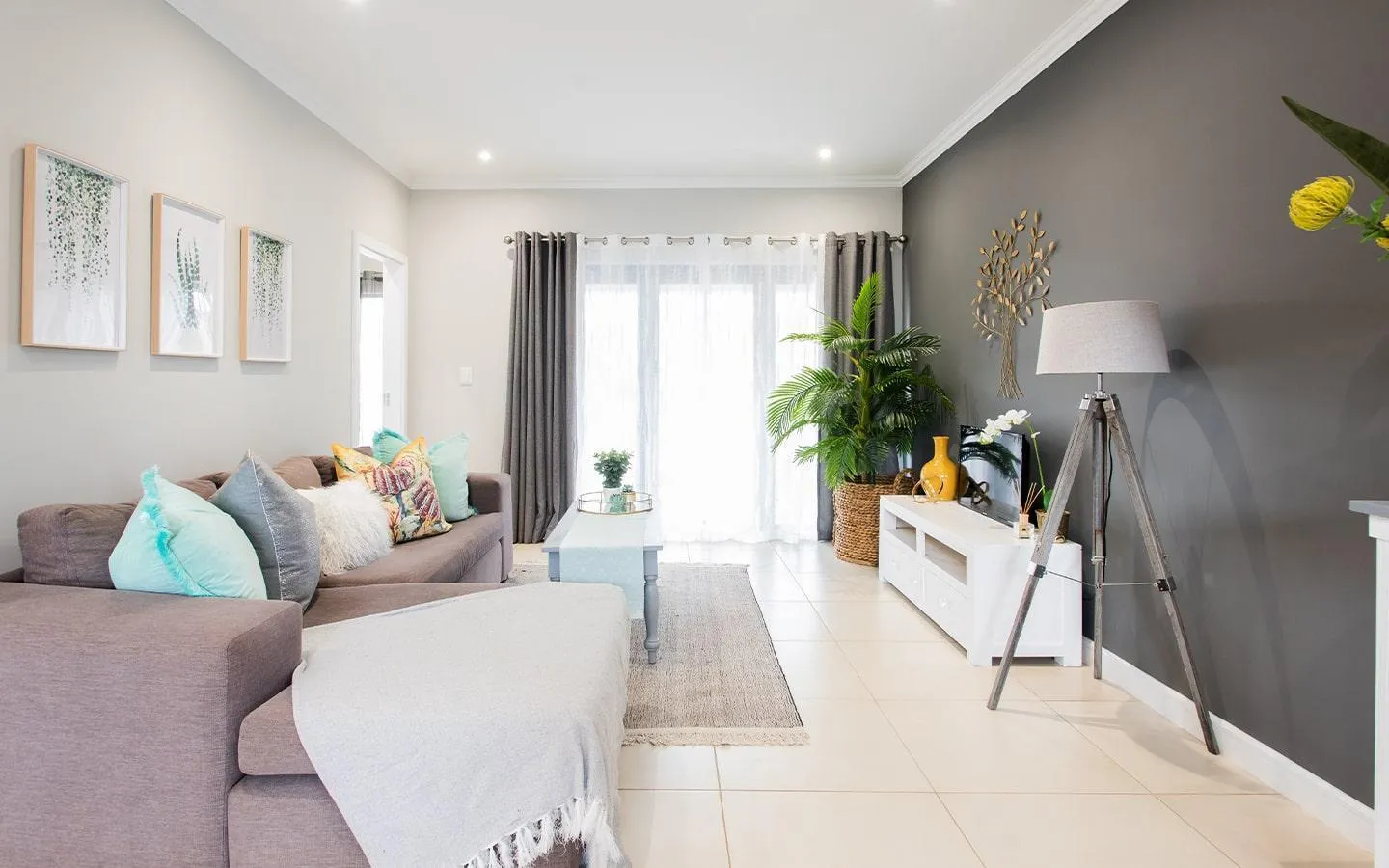 Open-plan living room interior